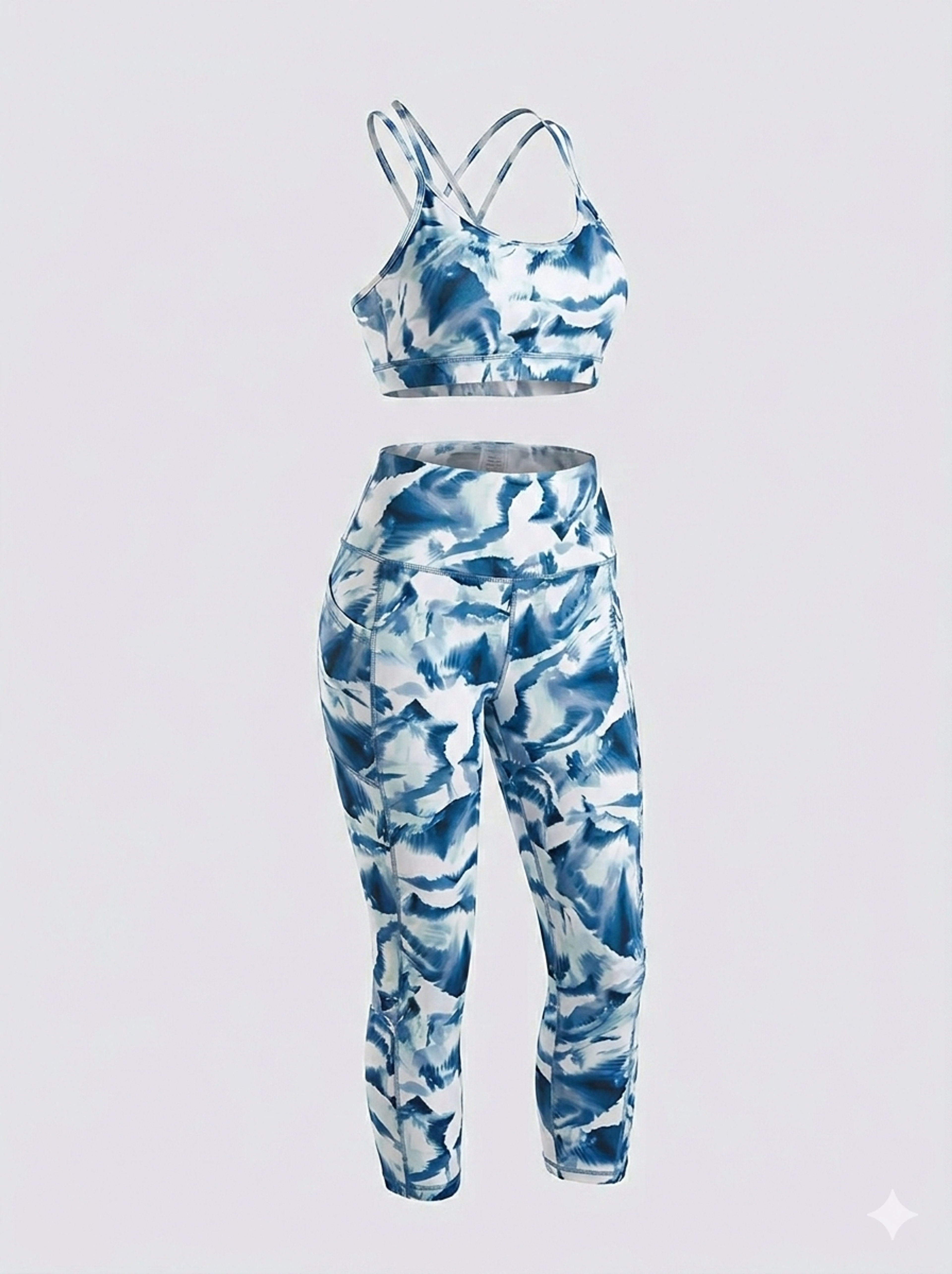 GAIAM activewear Leggings and Sports Bra Set (Both Size Large) - Image 2