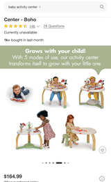 Tiny Love 5-in-1 Here I Grow Stationary Activity Center Bouncer - Image 3