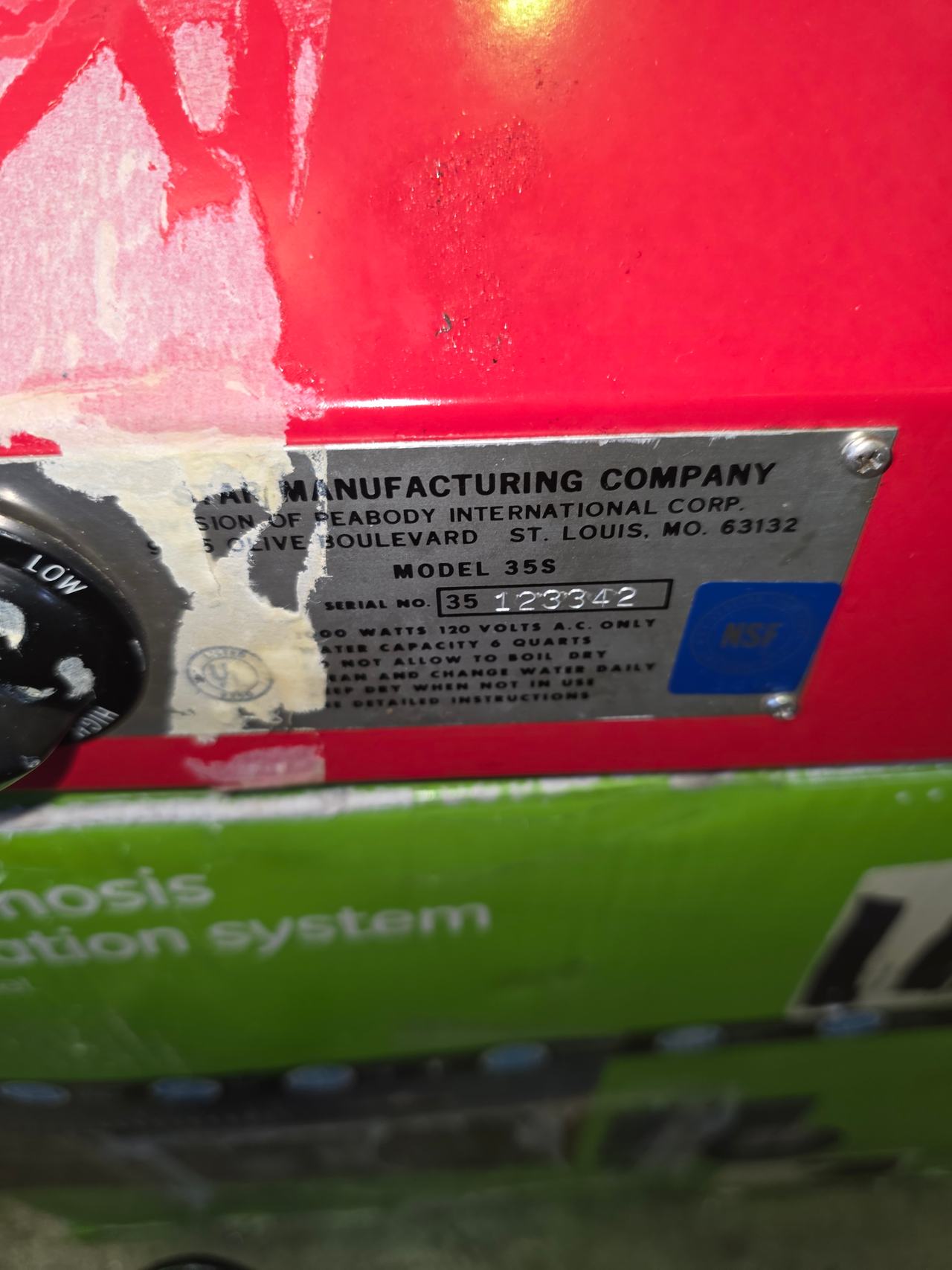 Star Hot Dog Steamer and Bun Warmer