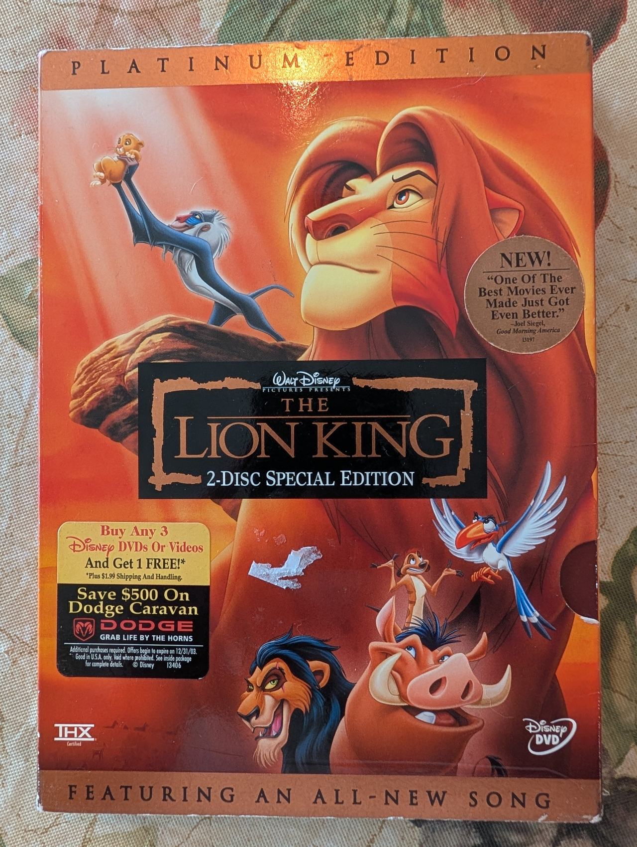 The Lion King (2-Disc Special Edition Platinum Edition DVD)