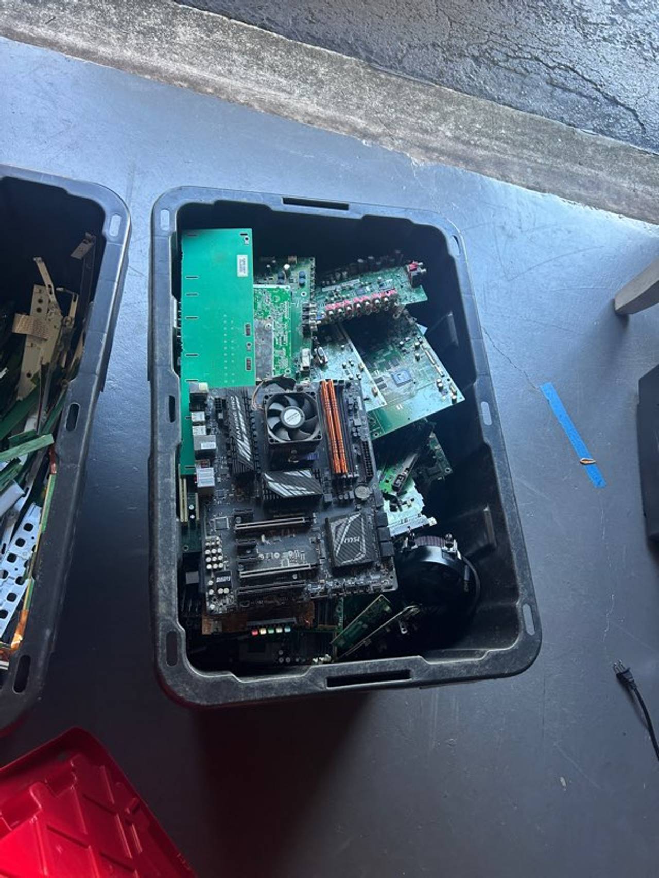 MSI Motherboard and Computer Parts Lot