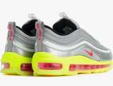 Nike Air Max 97 Silver Volt Red Toggle - Image 2