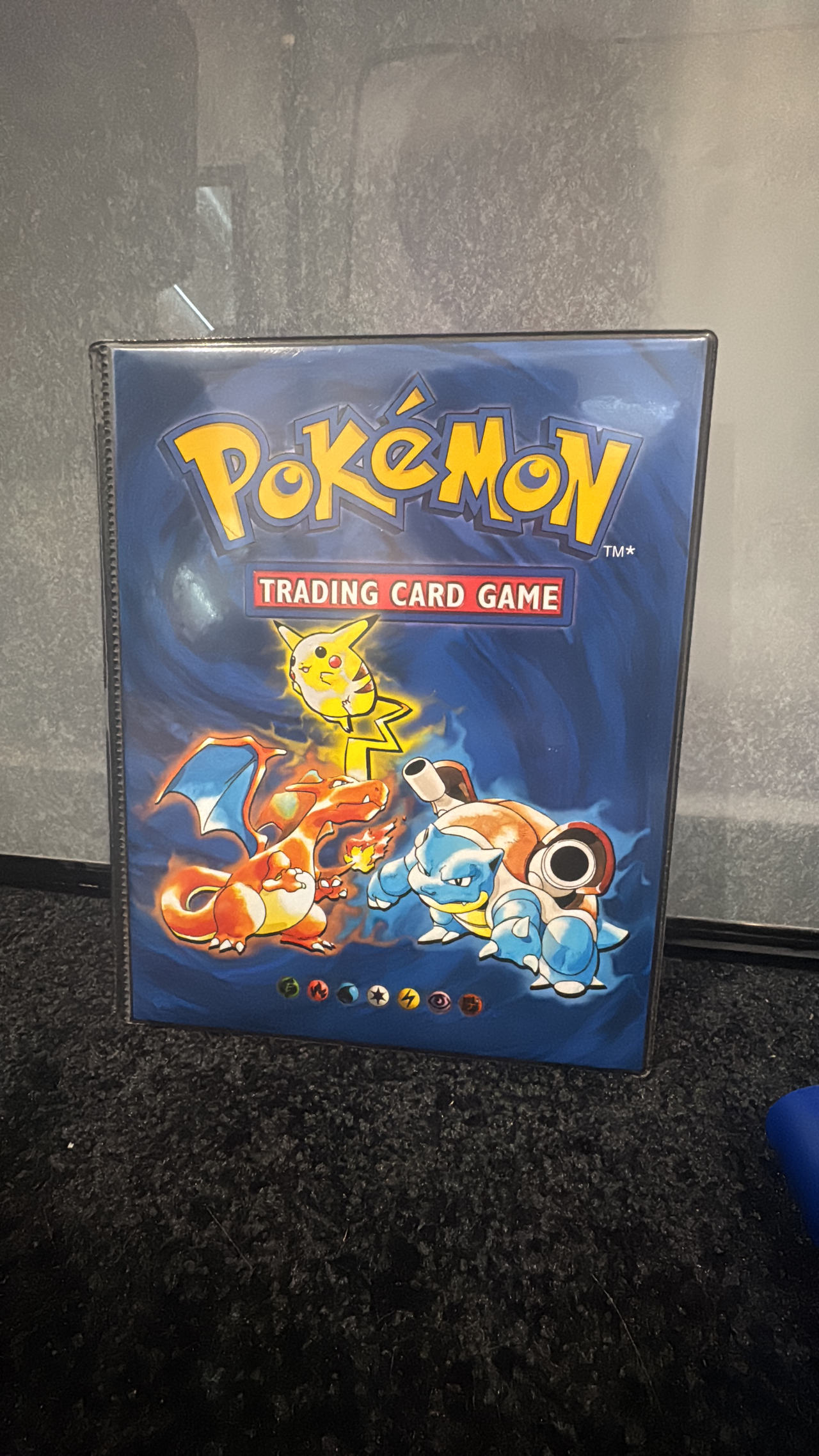 Original base set vintage Pokémon Trading Card Game Binder