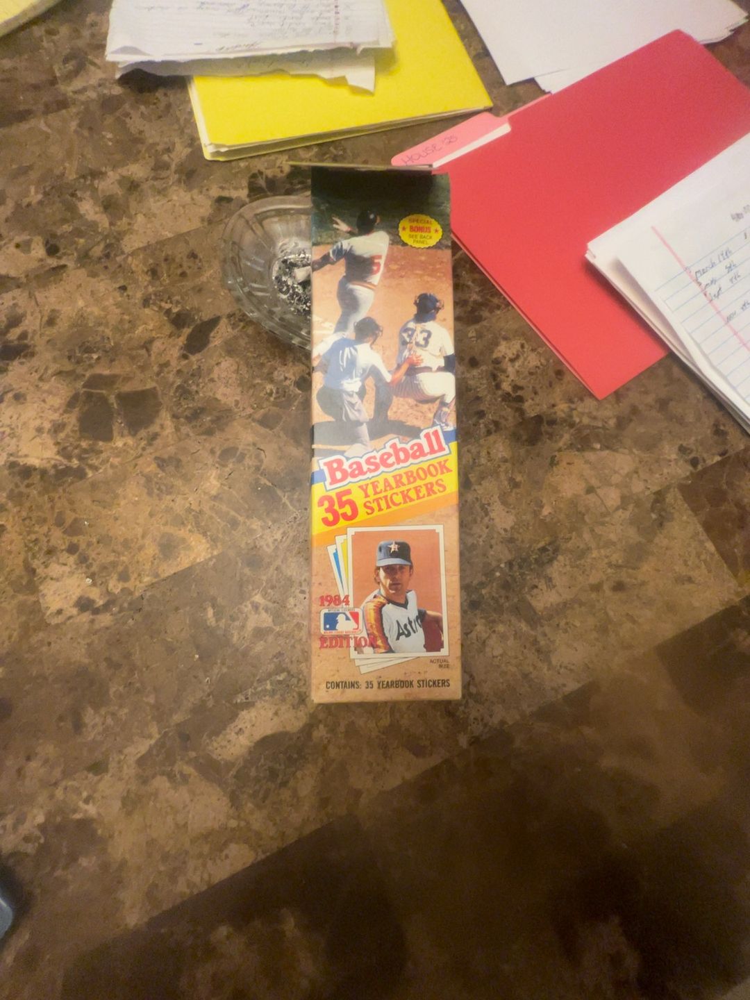 Topps 1984 Baseball Yearbook Sticker Set (35 Stickers)