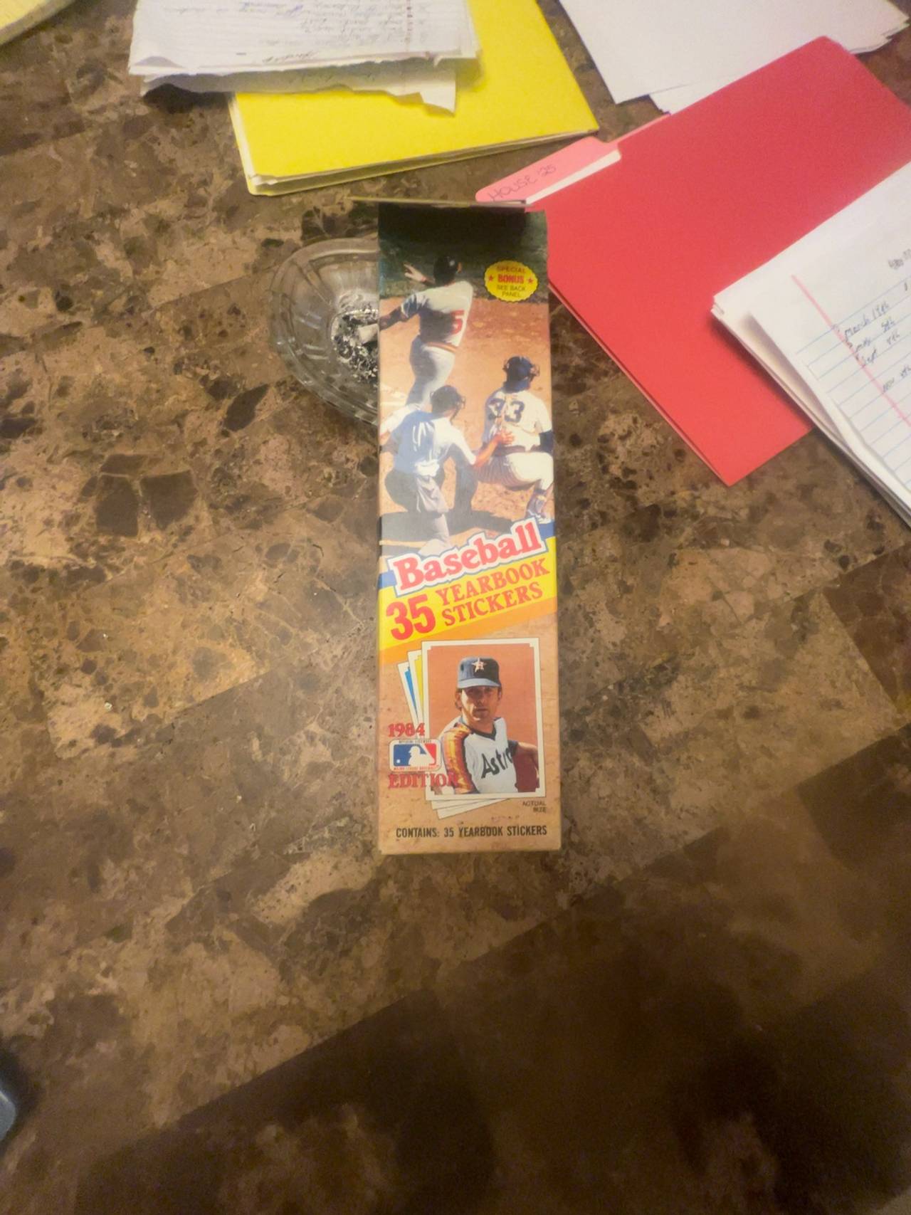 Topps 1984 Baseball Yearbook Sticker Set (35 Stickers)