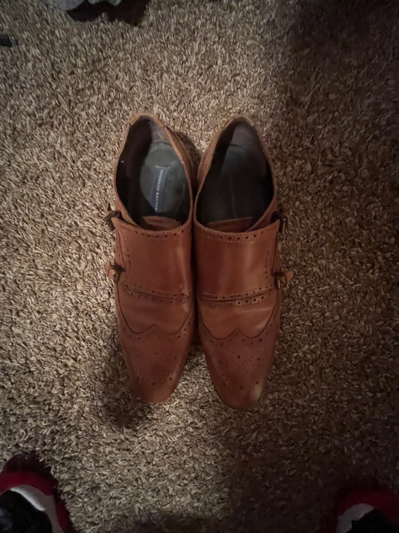 Men's Brown Wingtip Dress Shoes