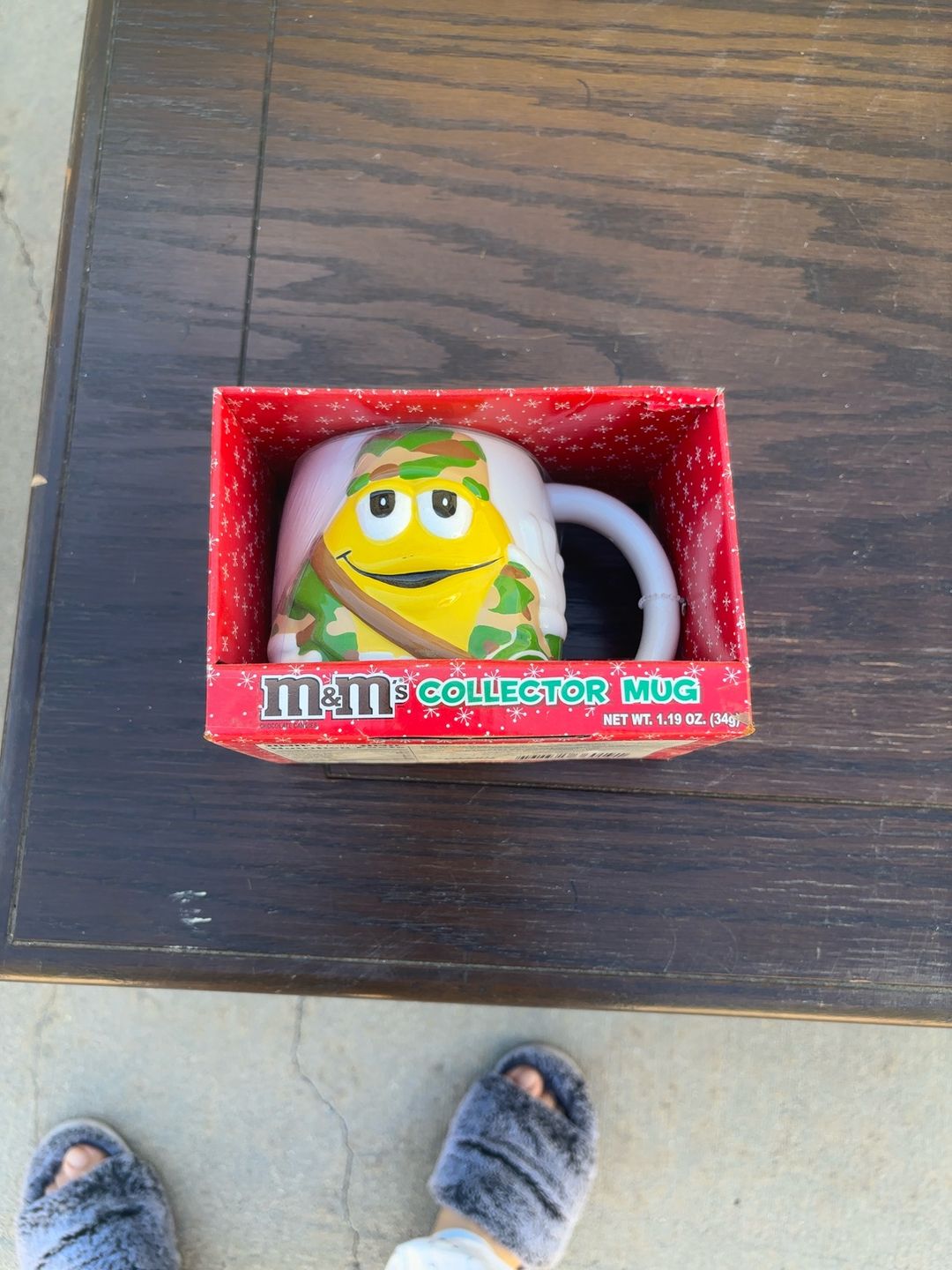 M&M's Collector Mug Yellow Hunting Camo