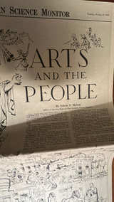 1958 Vintage British Political Cartoon Print (c.1900s) rare newspaper - Image 2