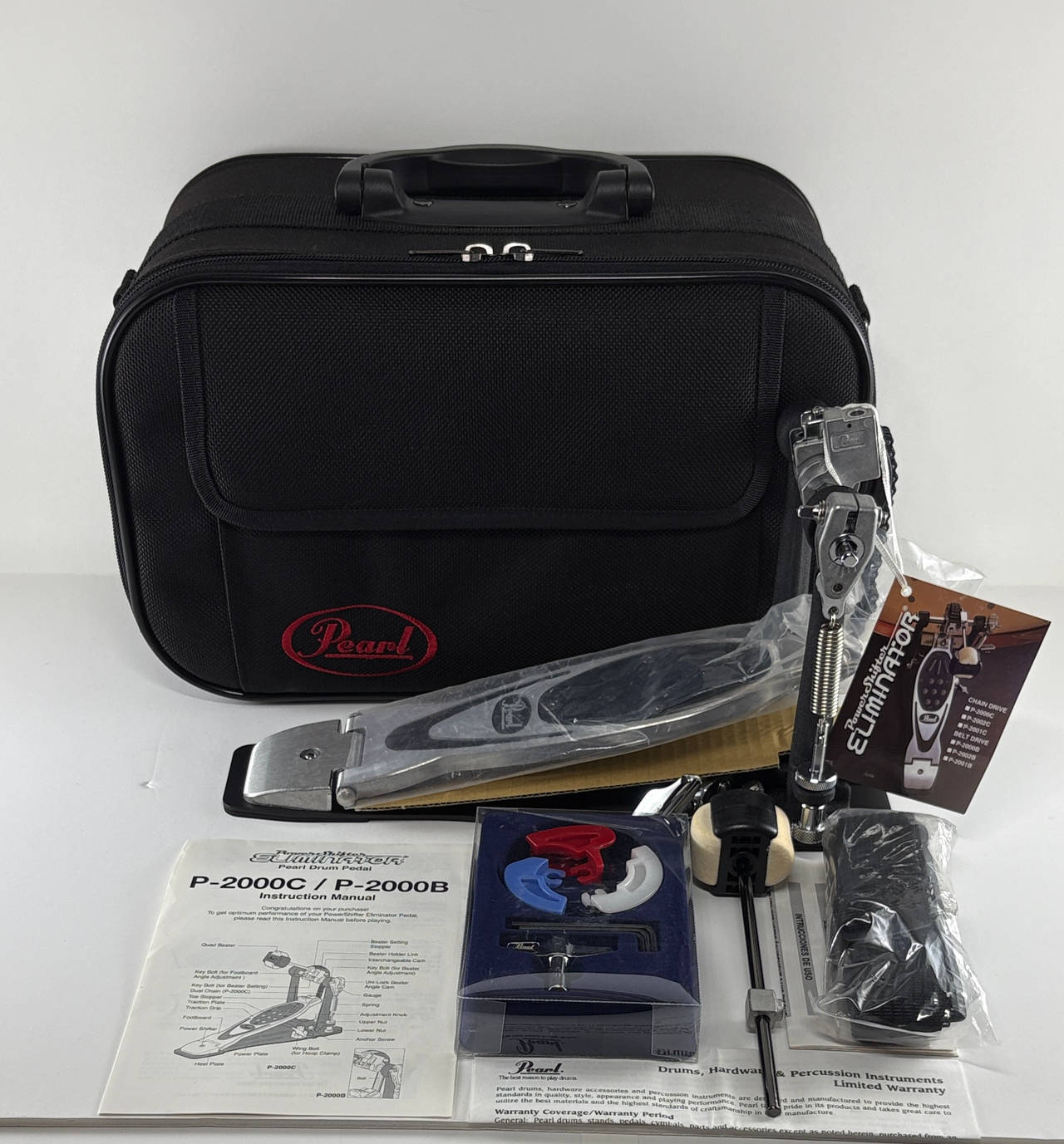 Pearl P-2000C PowerShifter Eliminator Single Bass Drum Pedal