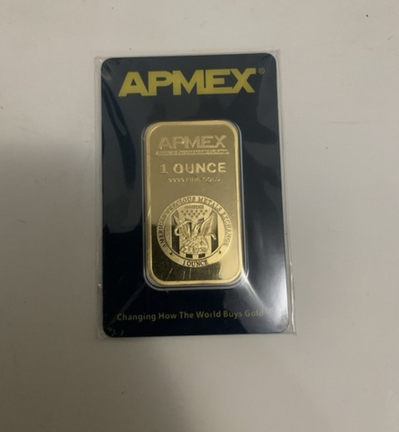 APMEX 1 oz Gold Bar in Assay Card