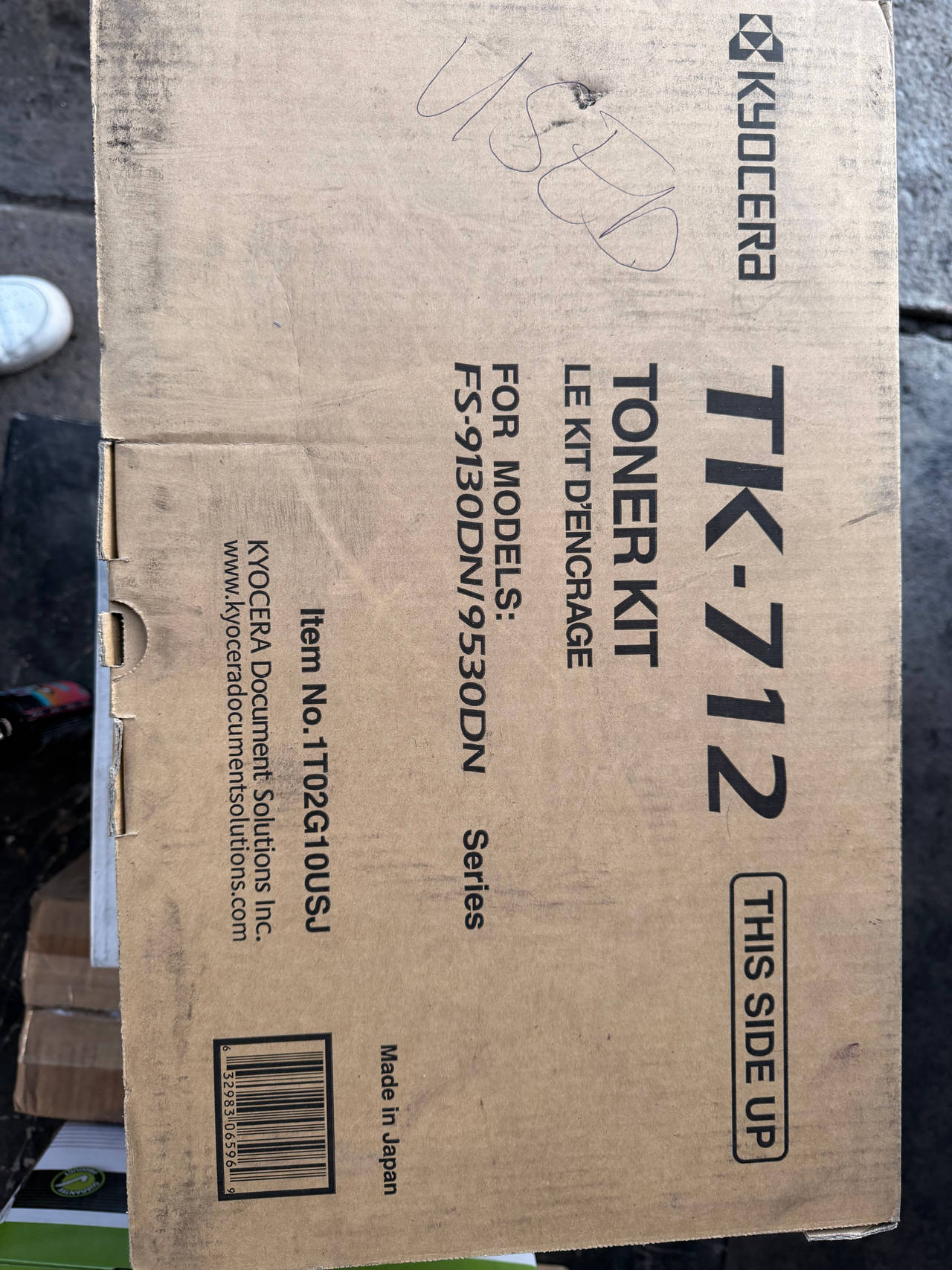 Kyocera TK-712 Black Toner Kit