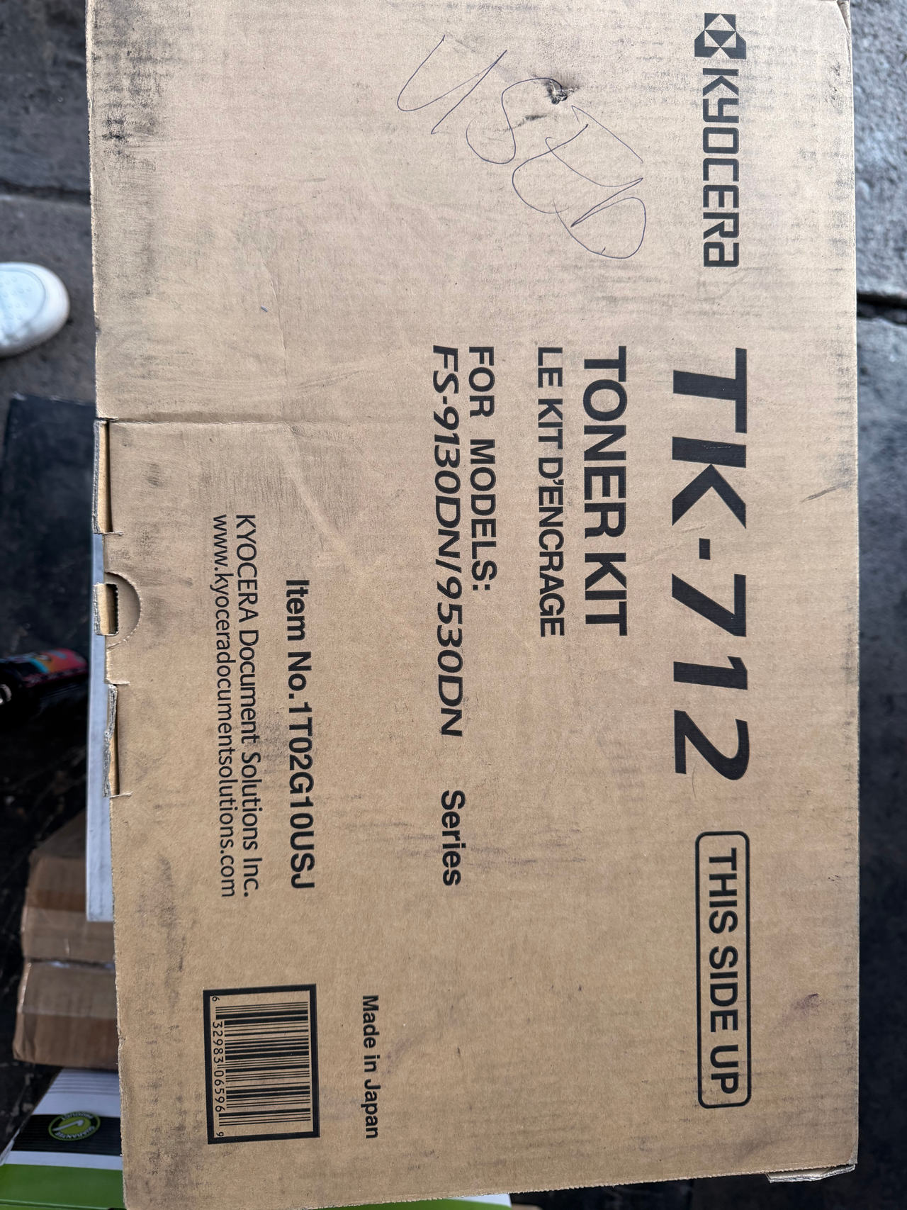 Kyocera TK-712 Black Toner Kit