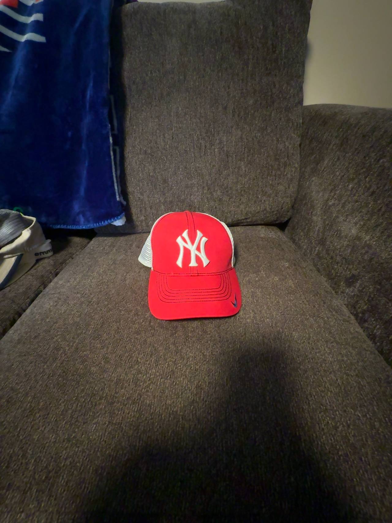 47 Brand New York Yankees Red Trucker Hat