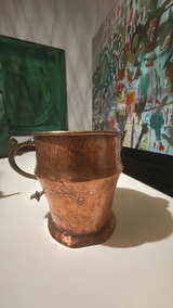 Vintage Hammered Copper Pitcher - Image 5