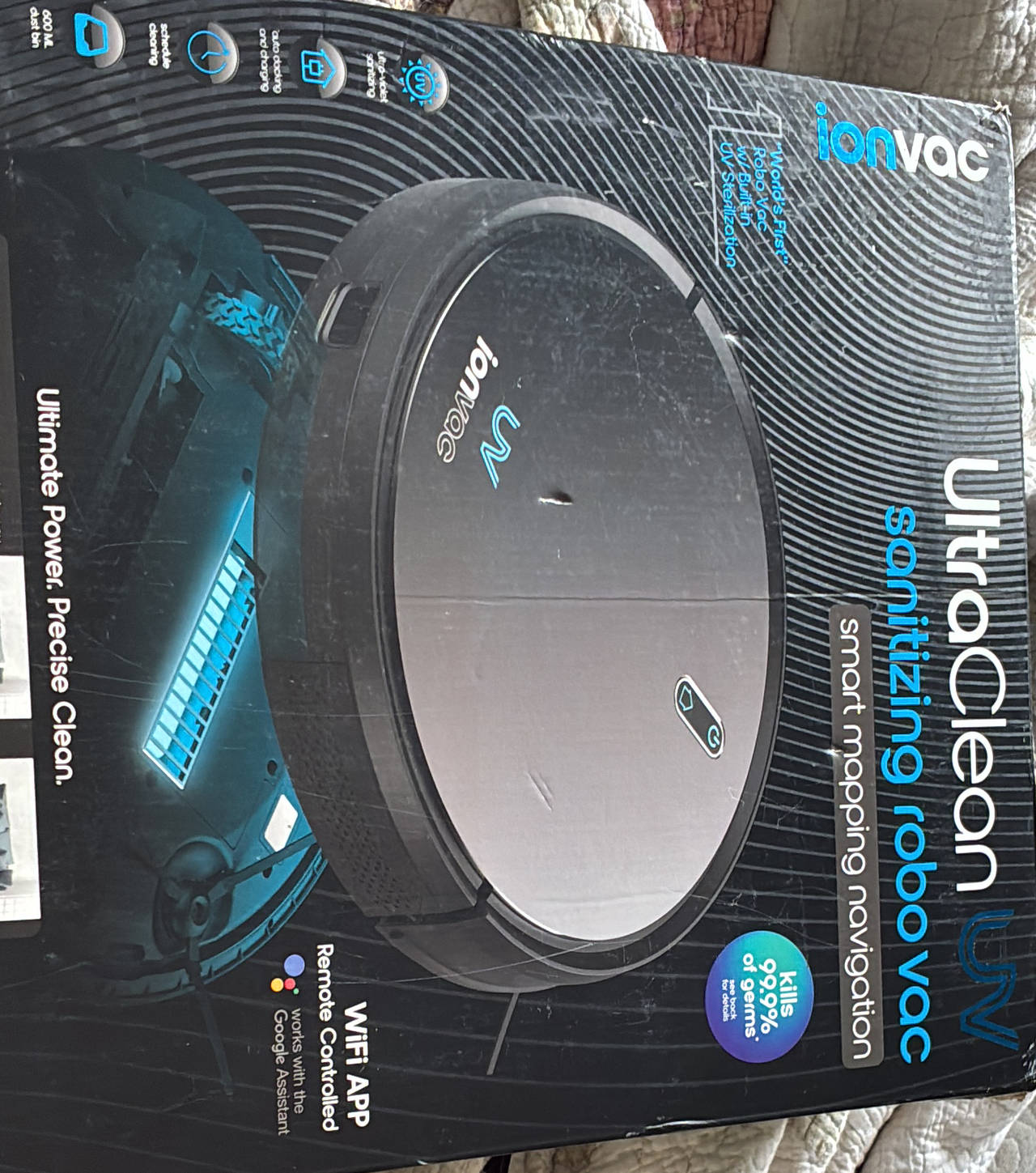 ionVac UltraClean UV Sanitizing RoboVac
