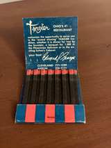 Vintage Tangier Restaurant Matchbook Akron Ohio - Image 2