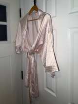 Victoria's Secret Pink Stripe Satin Robe - Image 4