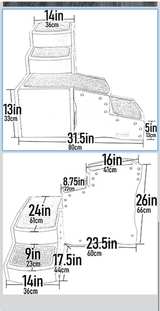 PetSafe CozyUp Folding Pet Steps - Image 3