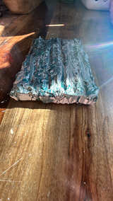 Abstract textured painting on canvas - Image 4