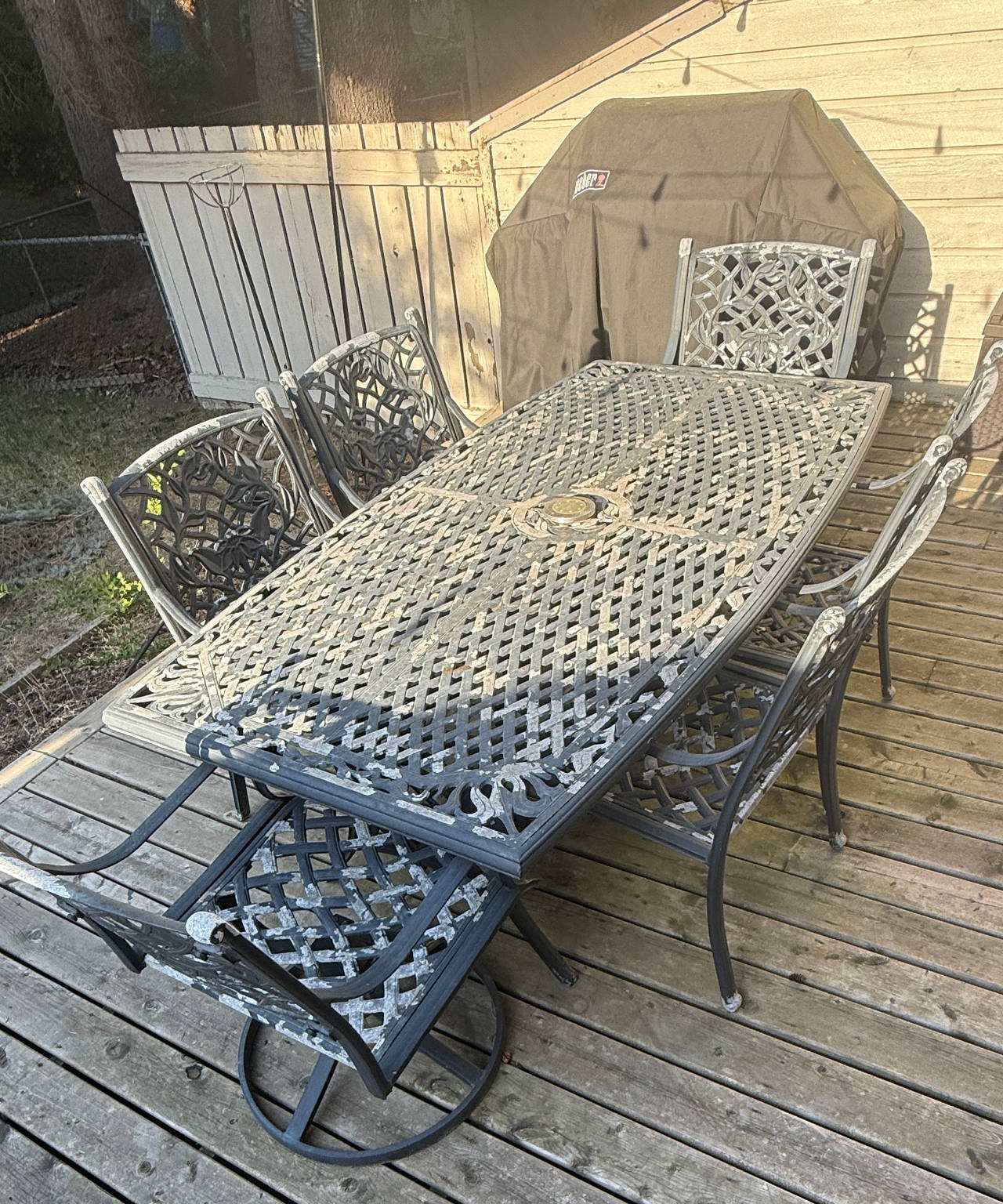 7-Piece Cast Aluminum Patio Dining Set
