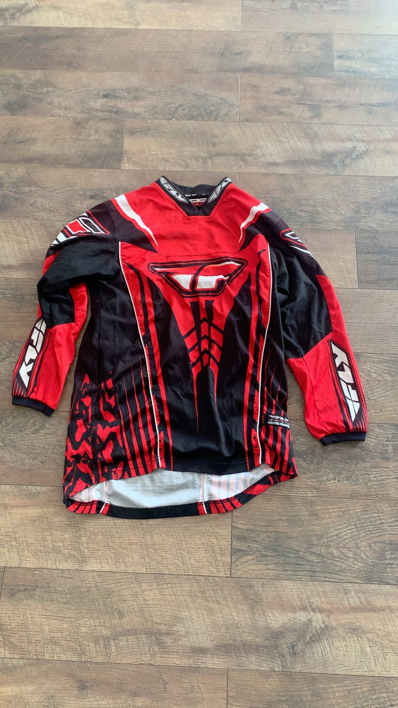 Fly Racing 208 Evolution Motocross Jersey Orange/Gray