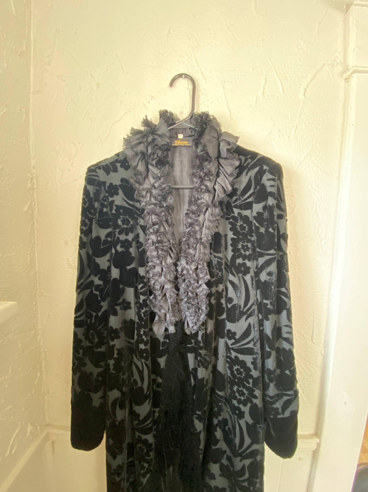 Pure Silk & Velvet Jacket