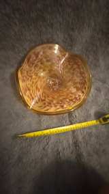 Murano Tortoise Shell Art Glass Bowl - Image 2