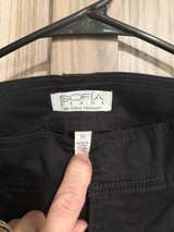 Sofia Vergara Black Wide Leg Cargo Pants Womens 16P - Image 2