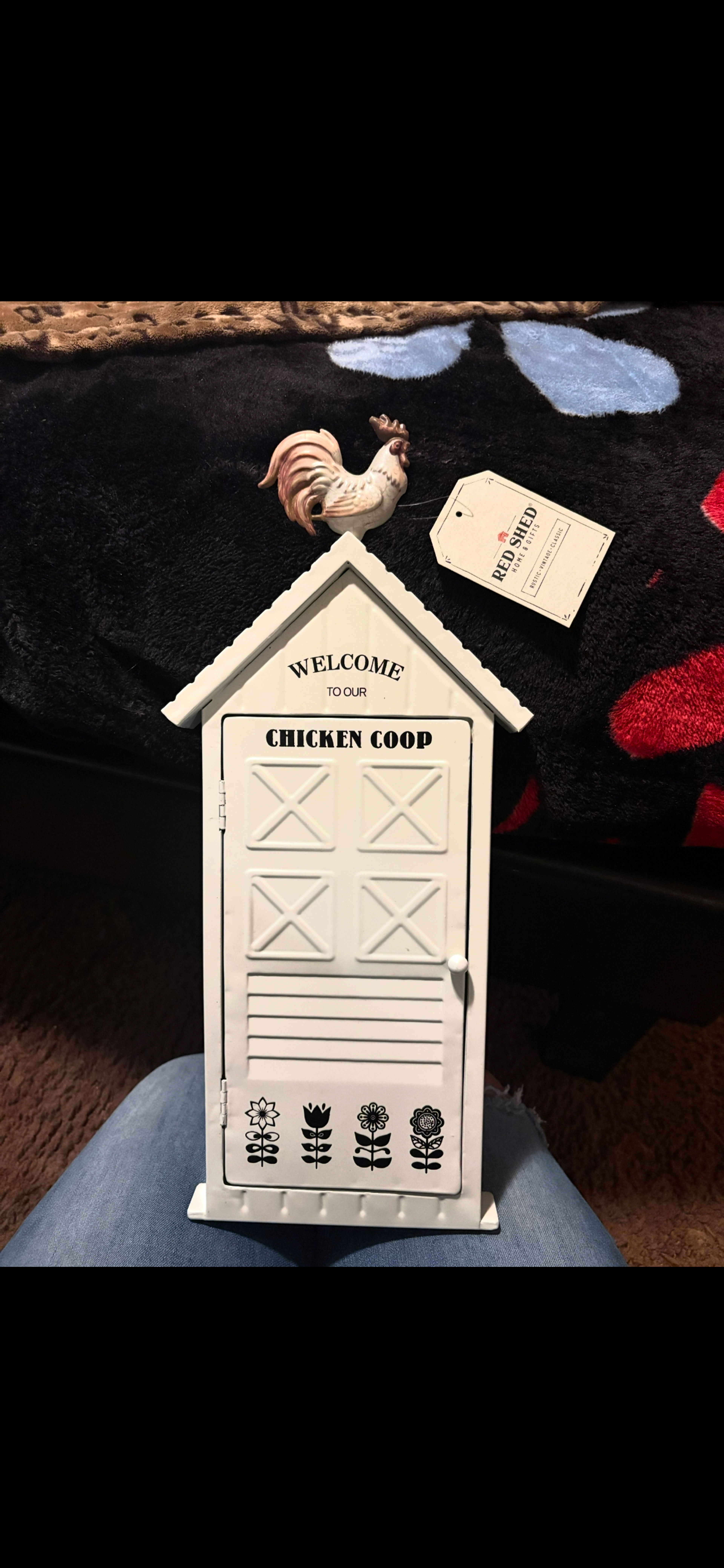 Red Shed Chicken Coop Wall Cabinet