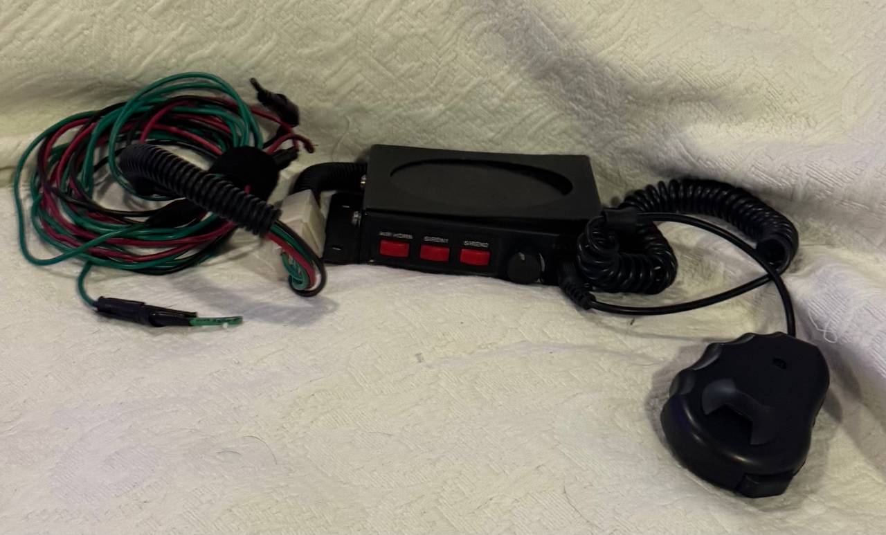 12V 3-Tone Vehicle Siren and PA System