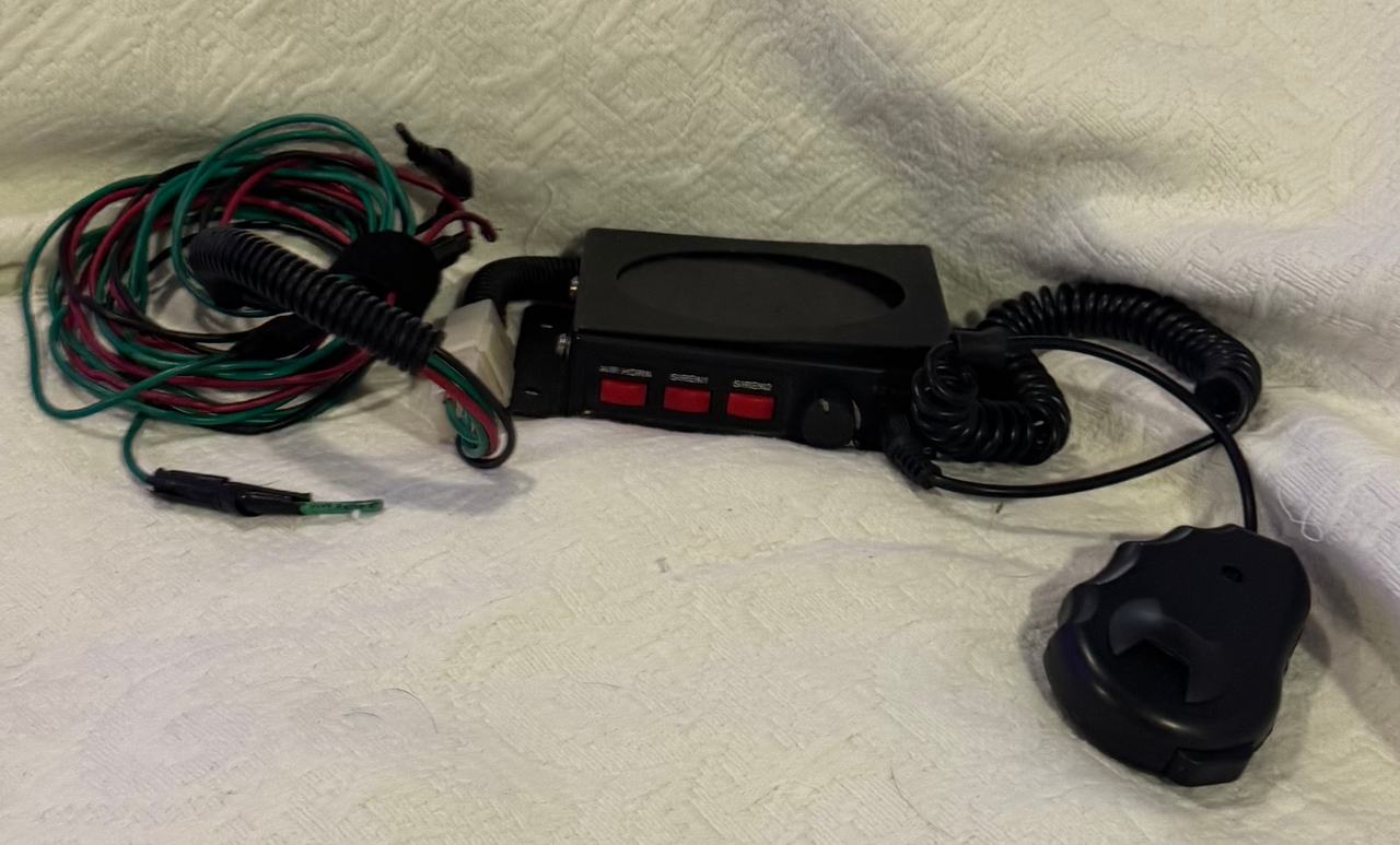 12V 3-Tone Vehicle Siren and PA System