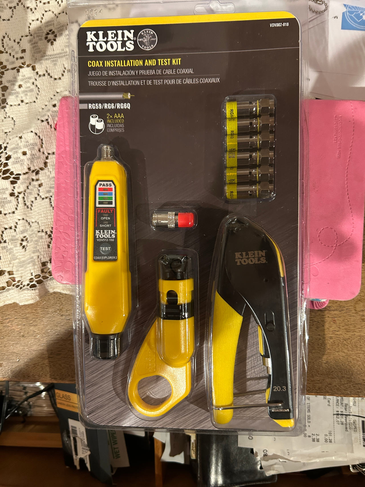 Klein Tools Coax Installation and Test Kit