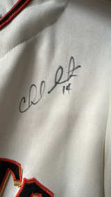Signed San Francisco Giants Jersey signed for number 14# size M - Image 2