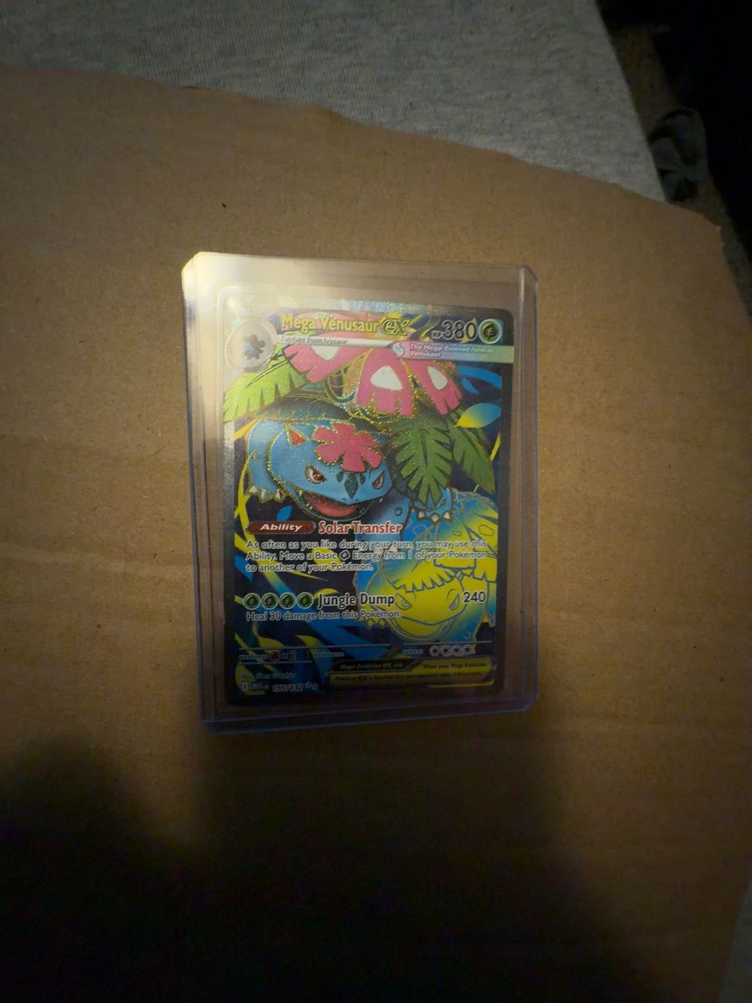 Pokemon Mega Venusaur EX Holo Card