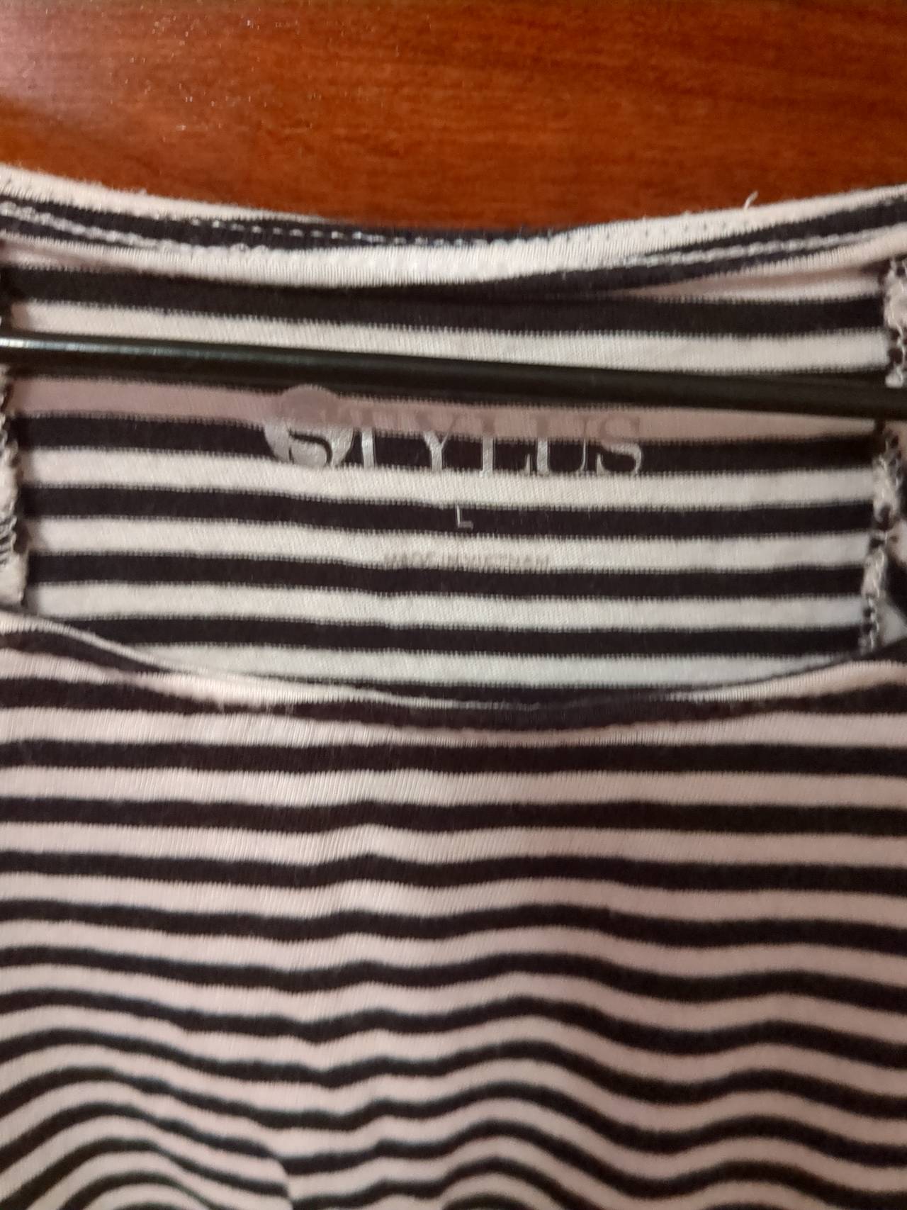 Stylus Striped Sleeveless Knit Dress