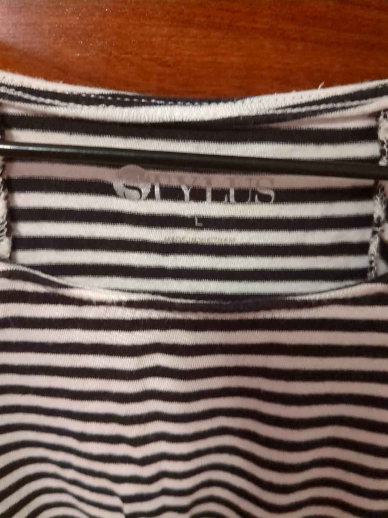 Stylus Striped Sleeveless Knit Dress
