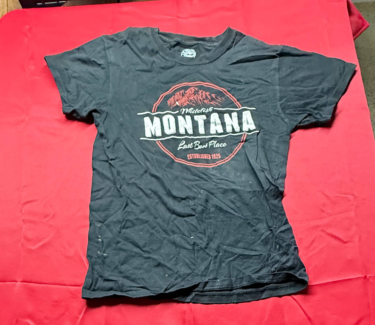 Whitefish Montana Graphic T-Shirt - Sz Small