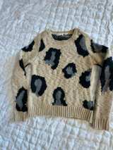 Anthropologie Sleeping On Snow Guepardo Leopard Print Wool Mohair Sweater - Image 1