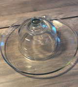 Princess House Heritage Cheese Dome and Plate Set - Image 1