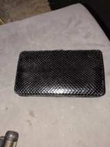 Vintage Black Snakeskin Frame Clutch Purse - Image 3