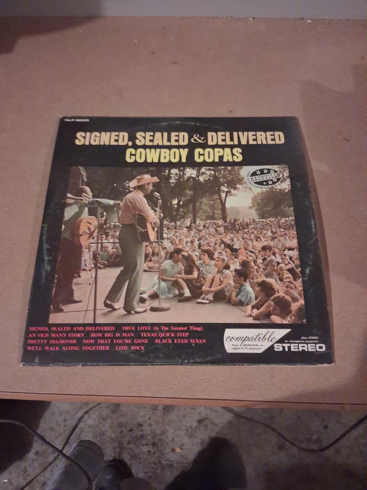 Cowboy Copas - Signed, Sealed & Delivered Vinyl LP