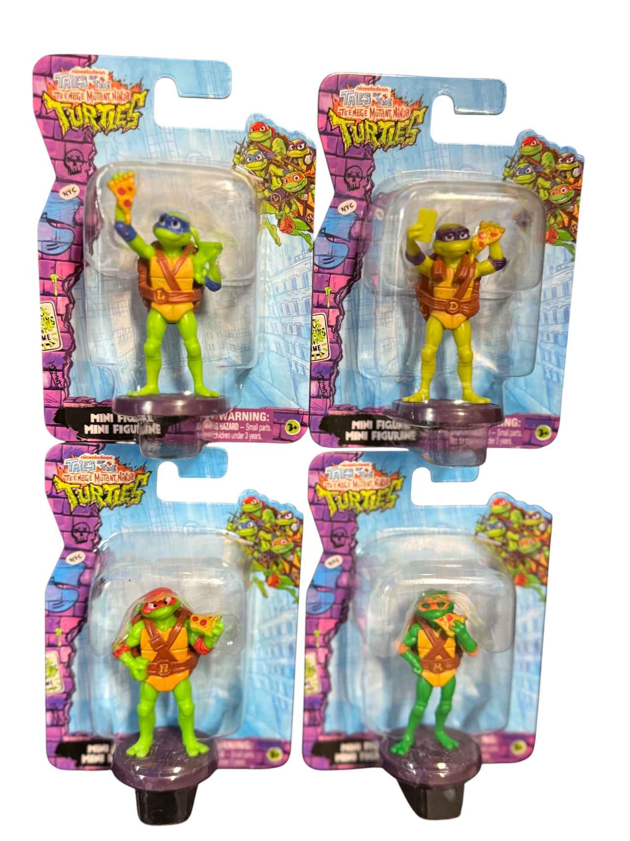Tales of the Teenage Mutant Ninja Turtles Mini Figures (Set of 4)
