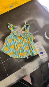 Janie and Jack Lemon Print Smocked Top - Image 2