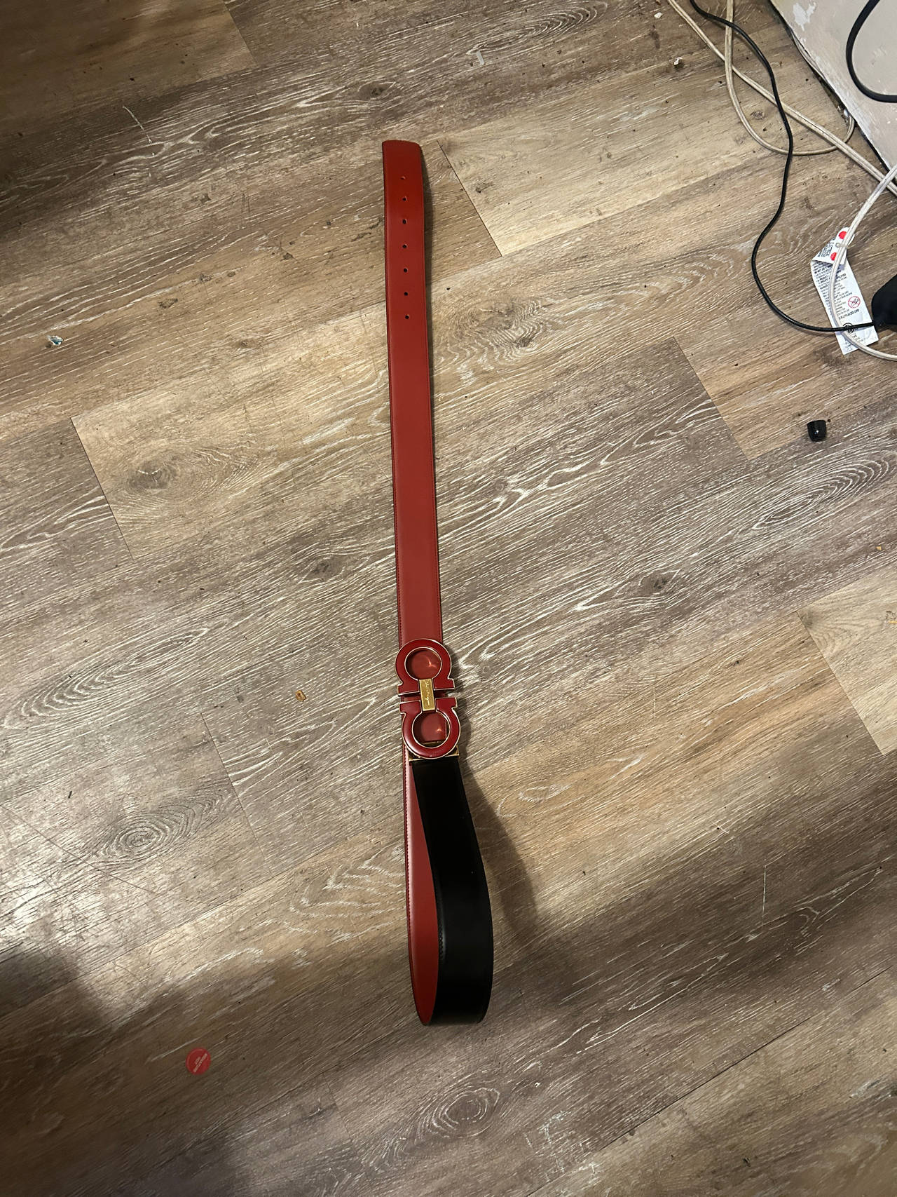 Salvatore Ferragamo Double Gancini Reversible Belt