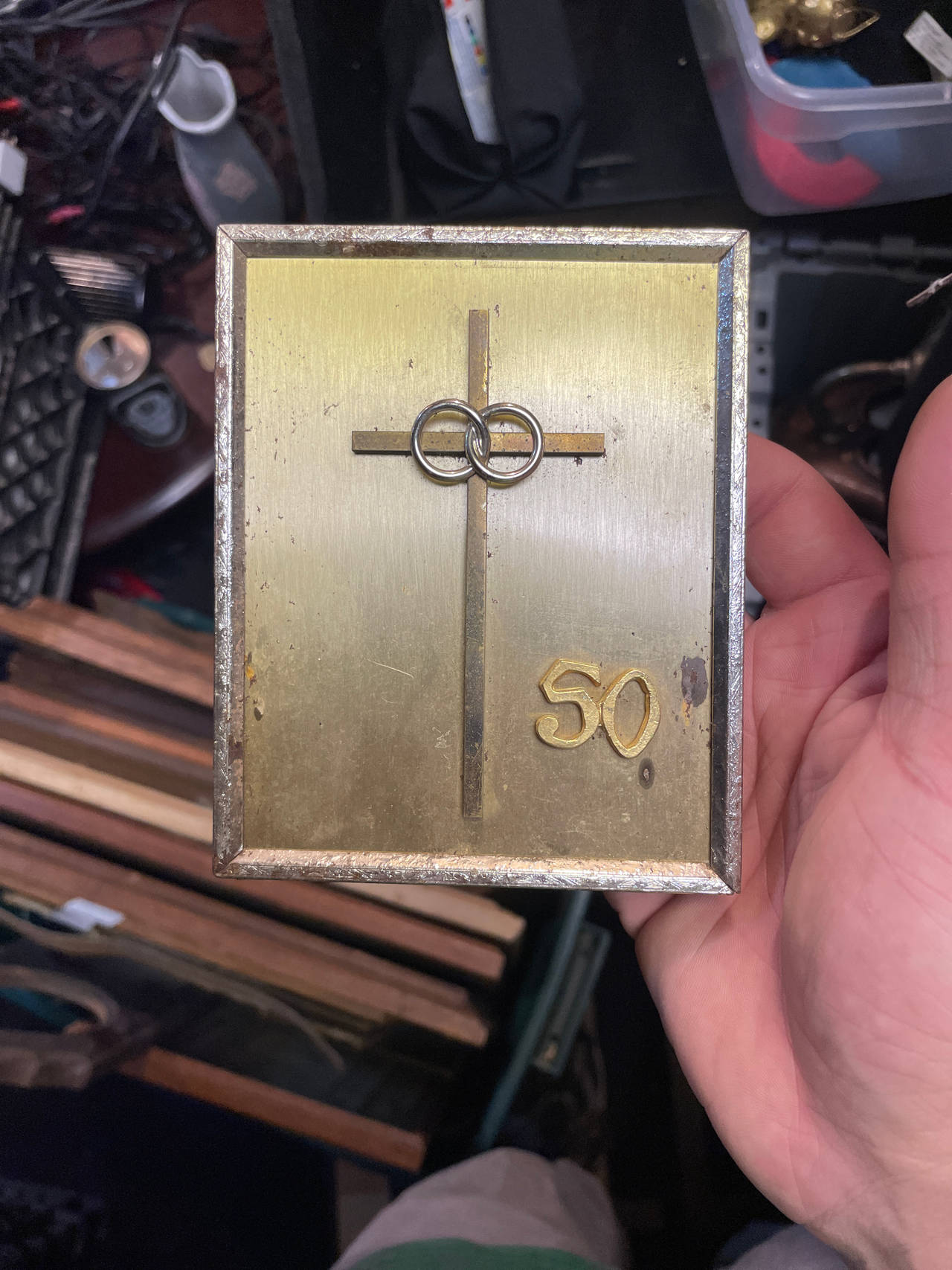 50th Wedding Anniversary Plaque