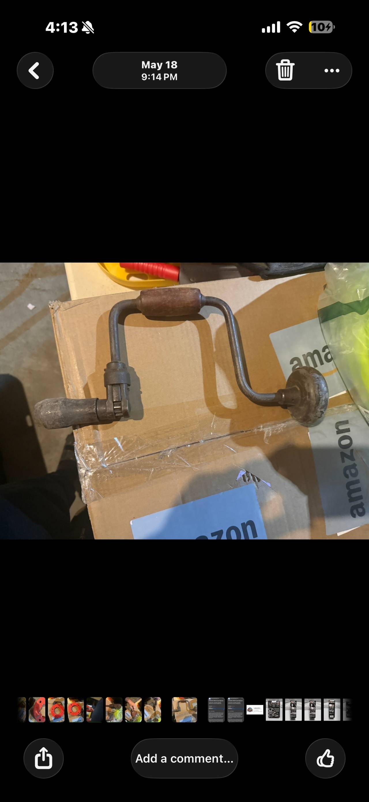Vintage Ratcheting Hand Brace Drill