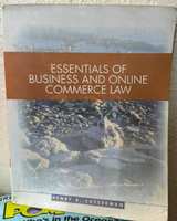 Essentials of Business and Online Commerce Law by Henry R. Cheeseman - Image 1
