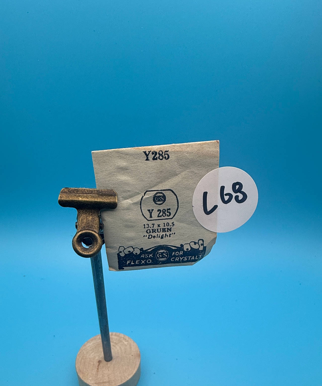 G-S Flexo Watch Crystal Y285 for Gruen Delight