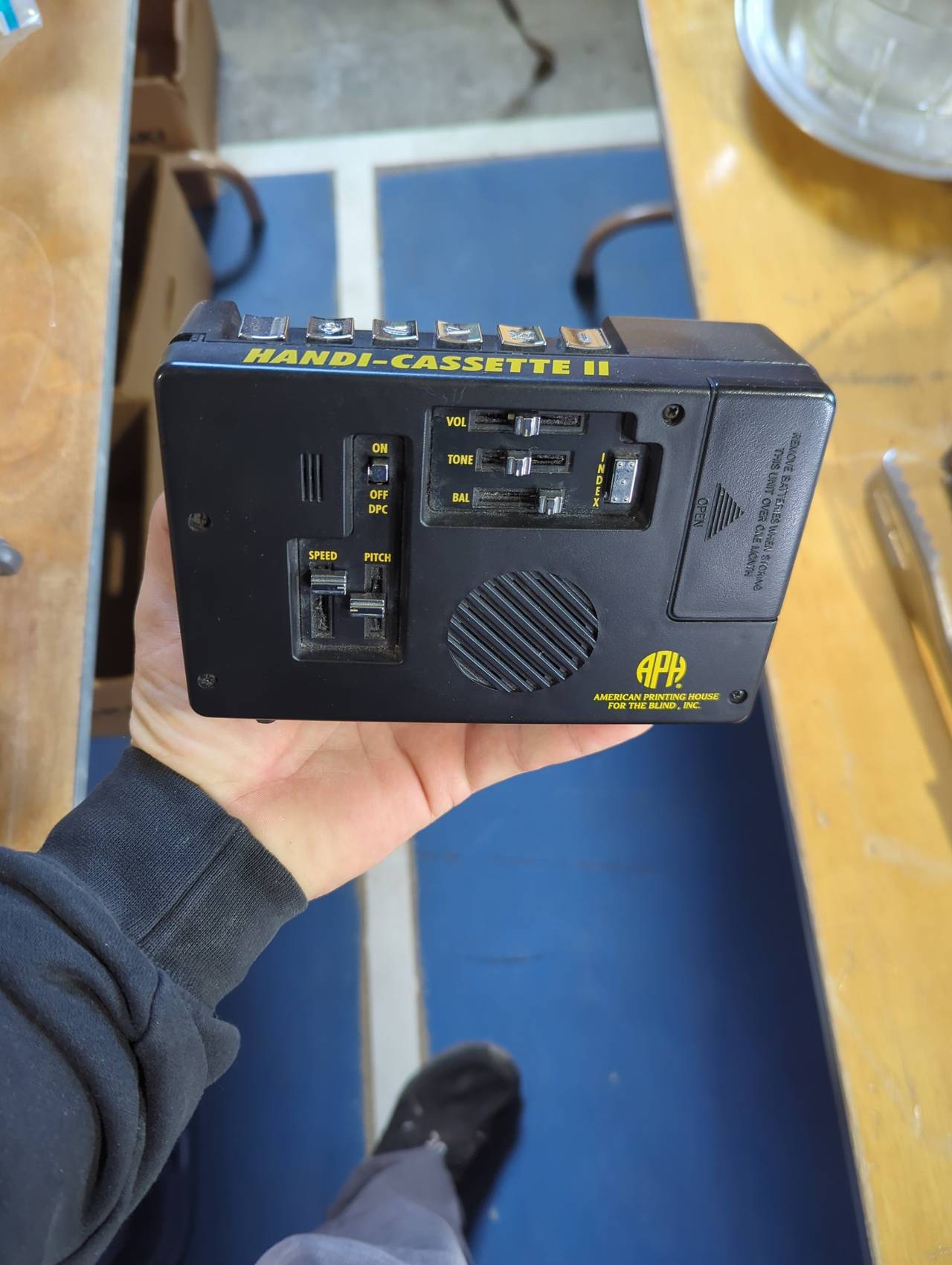 APH Handi-Cassette II Portable Recorder/Player