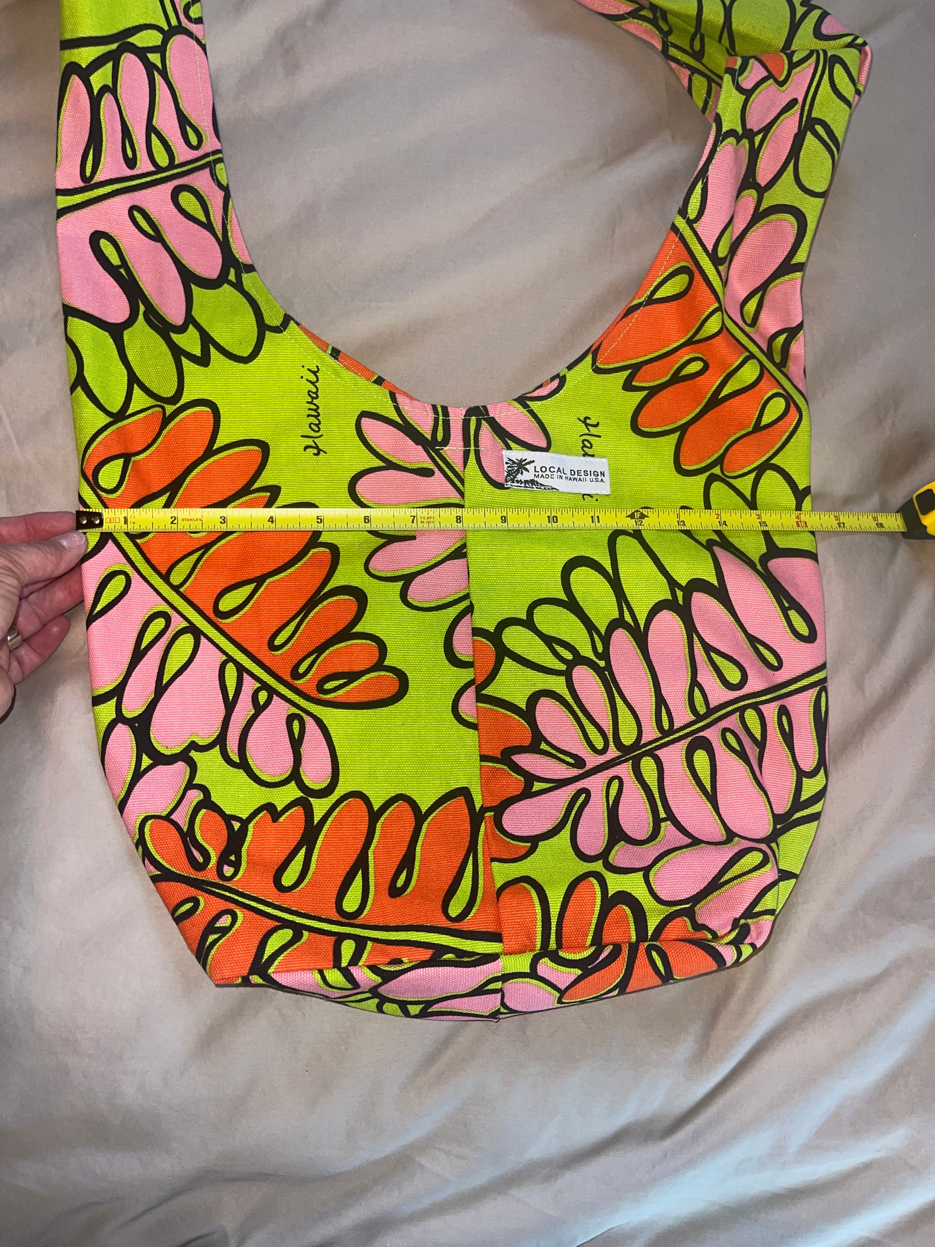 Made in Hawaii by Local Design Bright Hobo Bag EUC  - Image 4